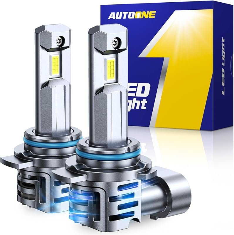 AUTOONE 9012 LED Bulb, 800% Brighter, 3 Min Quick Install, 20 Years Li