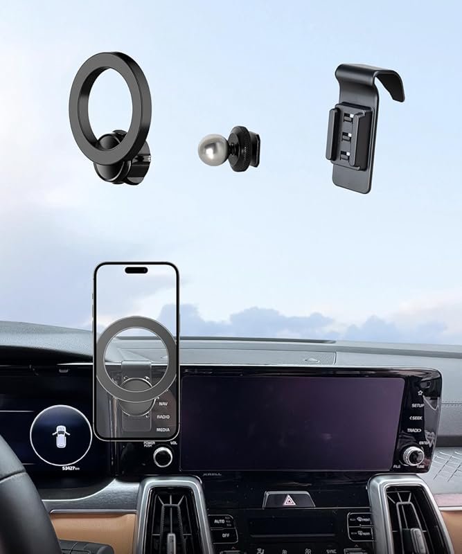 Best Phone Holder for Kia Sorento 2021-2023 with 360° Rotation and No