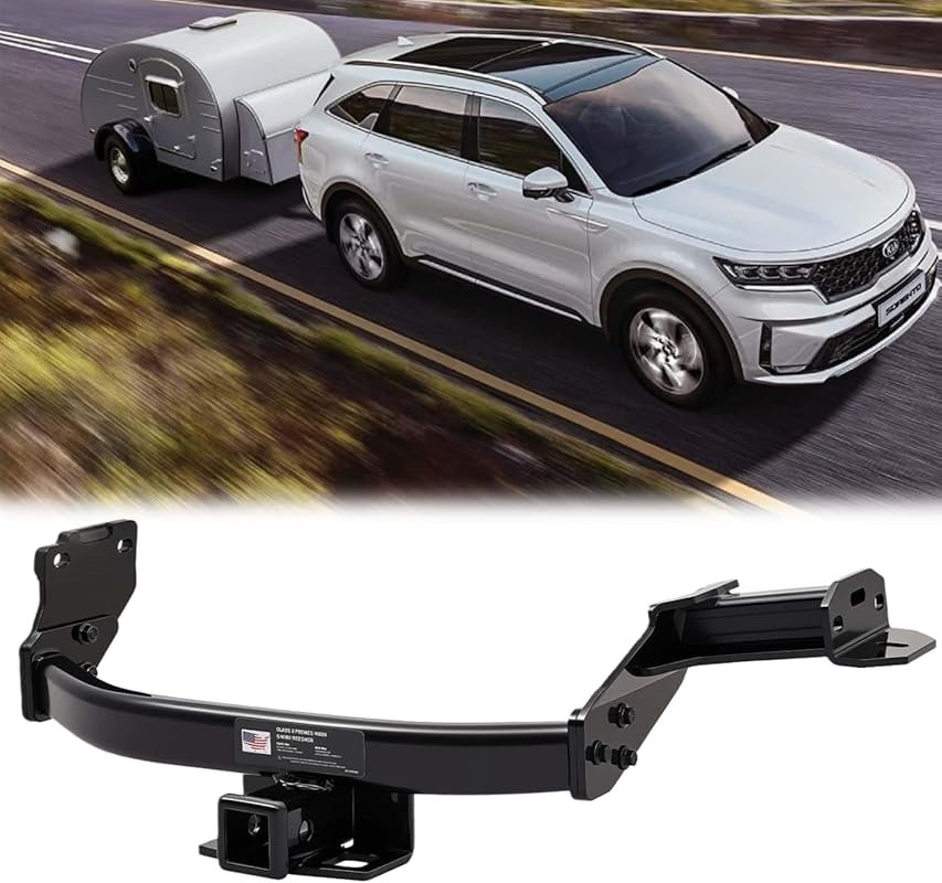 Class 3 2-Inch Trailer Hitch for 2021-2025 Hyundai Santa Fe and Kia So