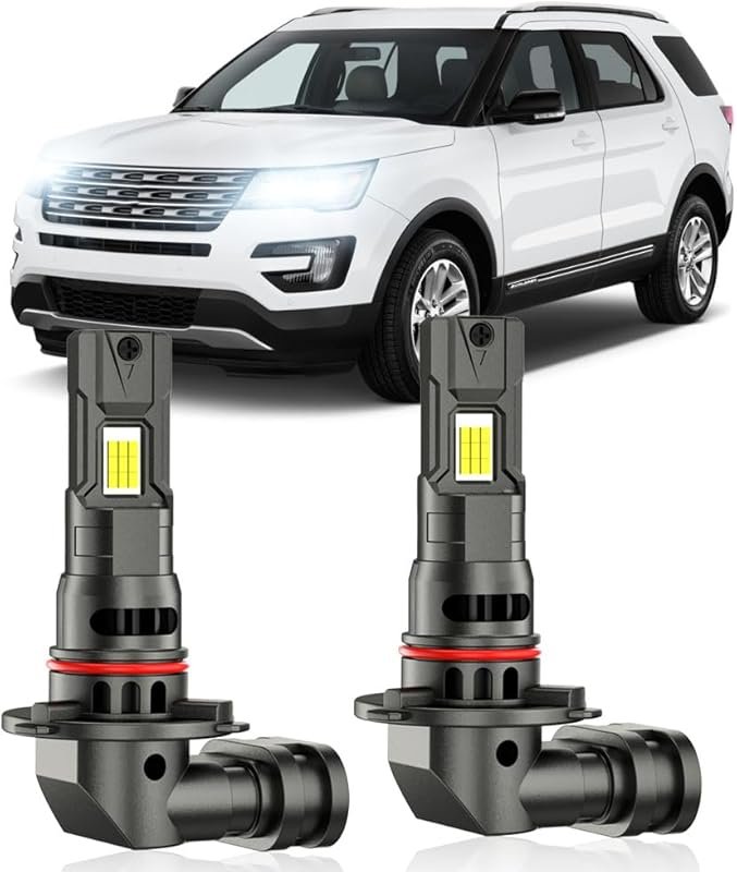 9005 LED Fog Light Bulbs for Ford Explorer 2012-2019, IP68 Waterproof