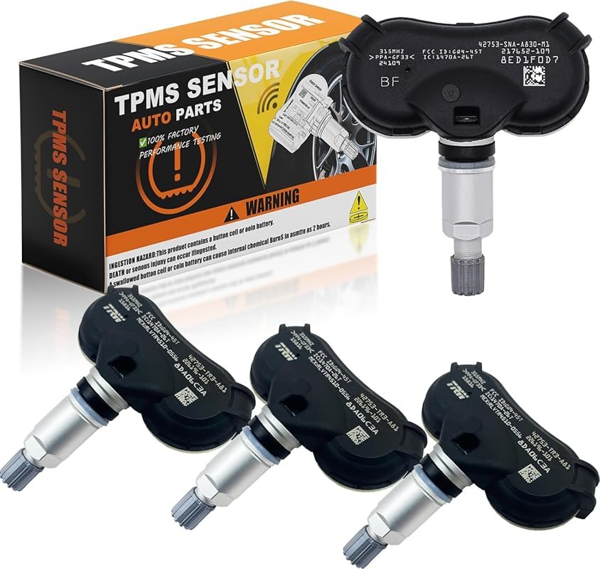 Upgraded 315MHz TPMS Sensors for Honda Civic 2008-2013, CR-Z, Element,