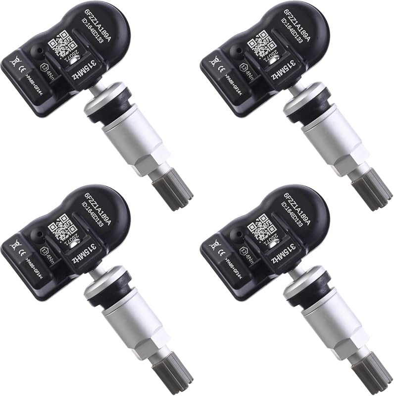TPMS Sensors Set of 4 Pre-Programmed Tire Pressure Sensor 315MHz Fit f