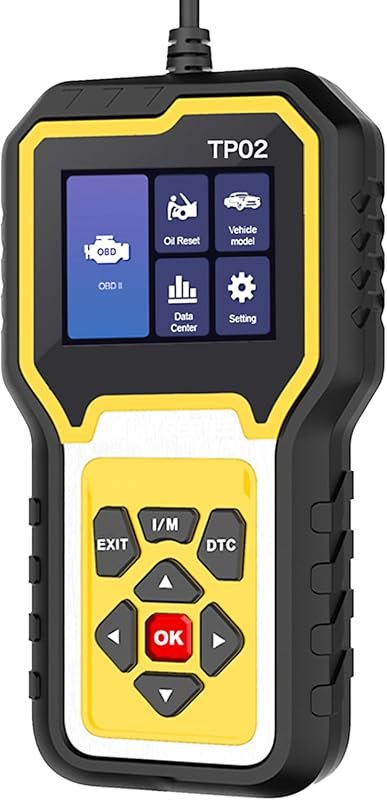 TP02 6-in-1 OBD2 Scanner for BMW, Mercedes-Benz, Audi, Honda, Toyota, 