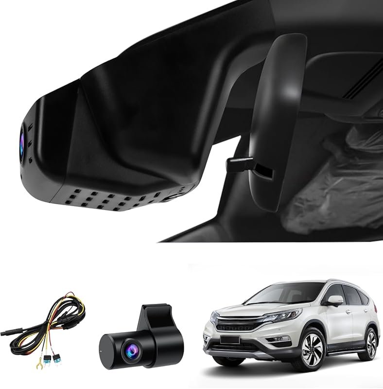 Front 4K + rear 1080P dash cam for Honda CR-V 2023–2026, OEM look, WiF