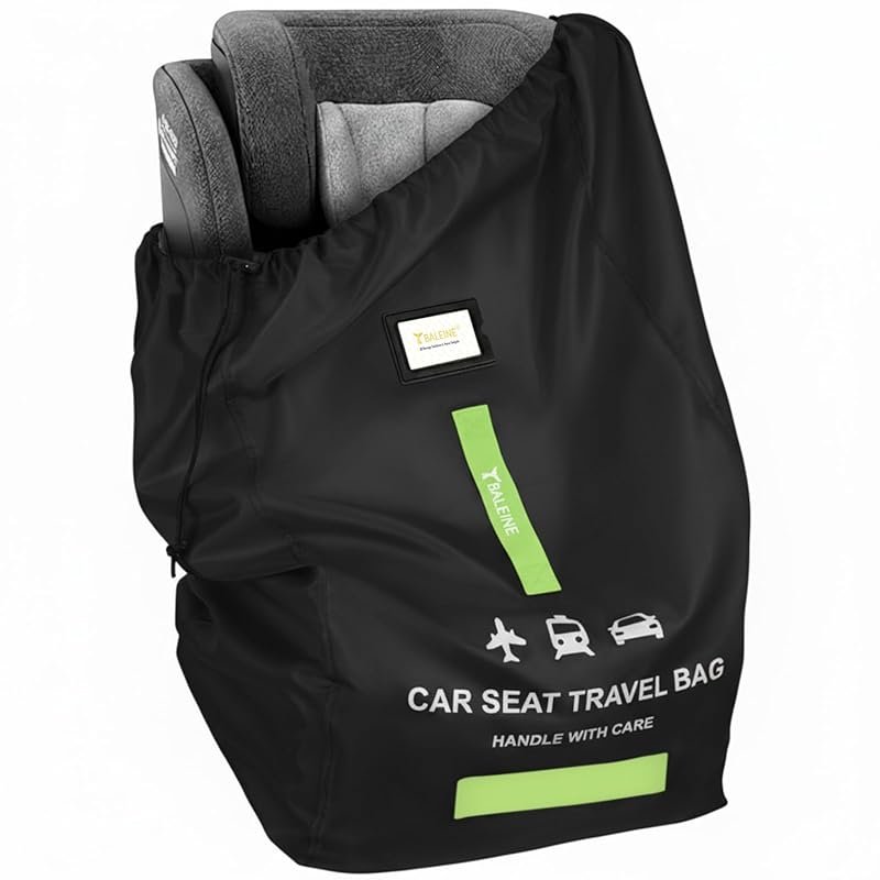 BALEINE Water-Resistant Car Seat Travel Bag with 3 Handles for Airplan