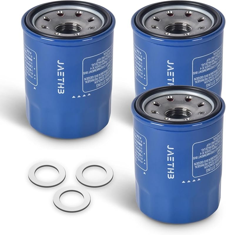 15400-PLM-A02 Oil Filters with Drain Washer for Honda Accord, Civic, C