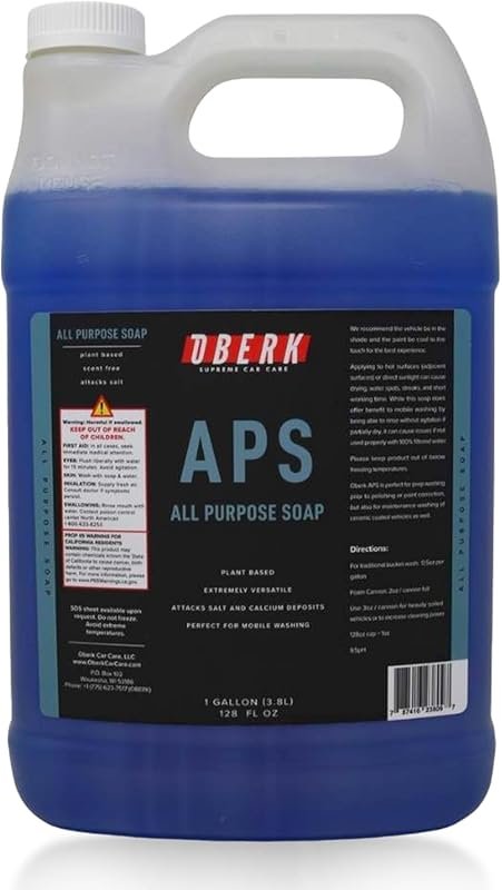 Oberk All Purpose Car Wash Soap is a plant-based eco-friendly shampoo 