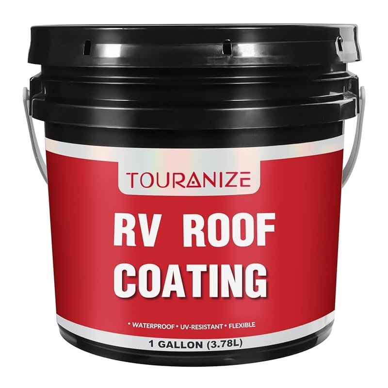 White RV roof coating, 1 gallon, solar reflective and waterproof for E