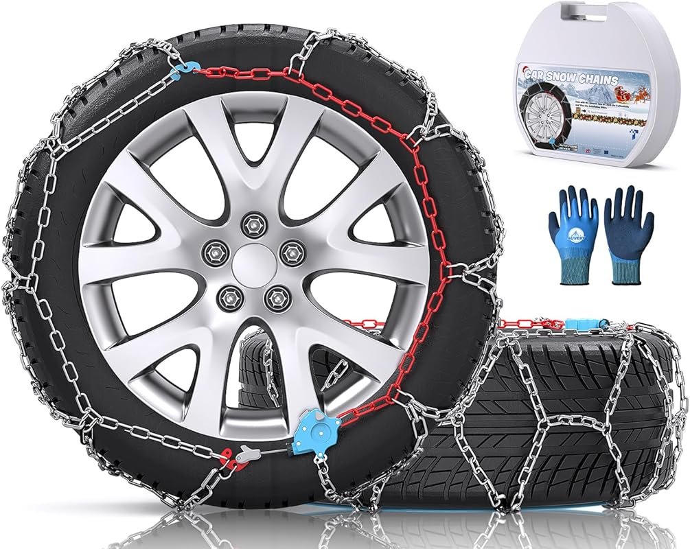 Quick-Fit Snow Chains for Cars and SUVs – Auto Fixing, Easy Installati