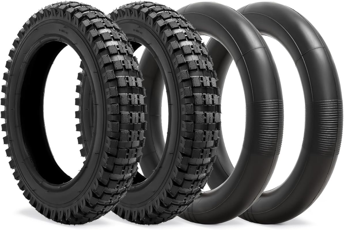 12.5x2.75 Tire and Inner Tube 2 Sets Knobby Tires for Razor MX350 MX40