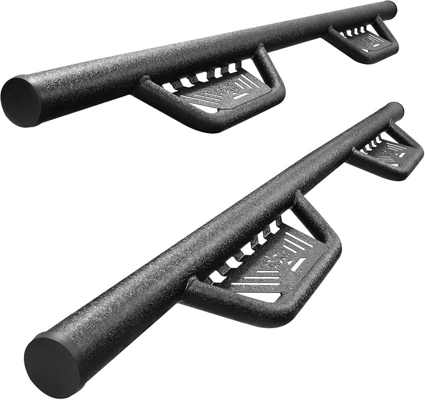 5.5-inch carbon steel drop-down side steps for Toyota 4Runner 2025-202