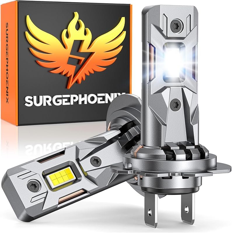 H7 Light Bulbs, 50,000 Lumens and 6500K Cool White for Fog Lights or O