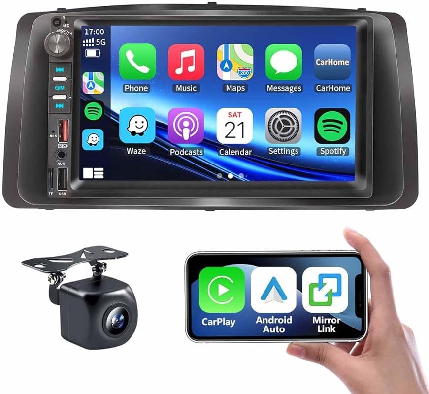 Car Stereo for Toyota Corolla with 7-Inch IPS Touch Screen, Wireless C
