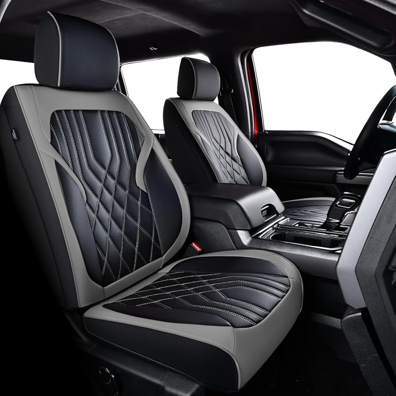 Ford Ranger 2019-2025 Napa Leather Seat Covers Full Set for Crew Cab X