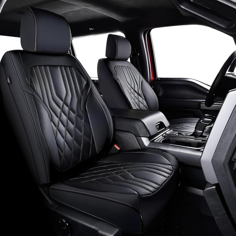 Napa leather full set seat covers for 2019-2023 Ford Ranger XLT/XL/Lar