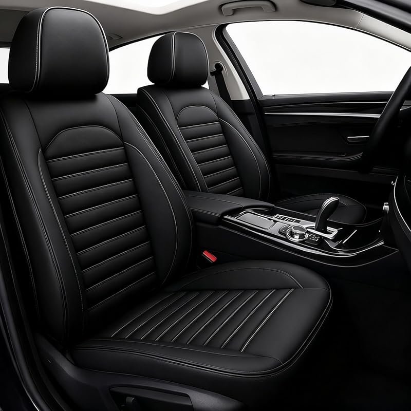 Custom Fit Waterproof Leather Seat Covers for Ford Fusion 2013-2020, 5