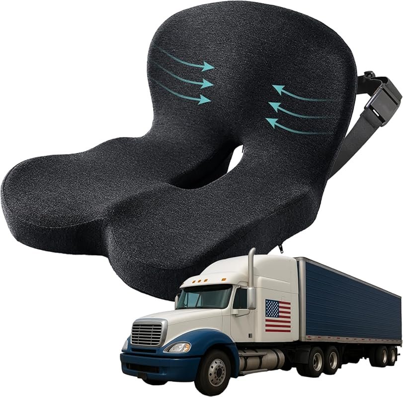 Memory Foam Seat Cushion for Sciatica Relief and Tailbone Support