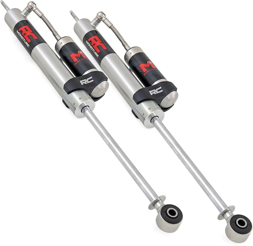 Rough Country M1R Monotube Front Shocks with External Reservoir for Je