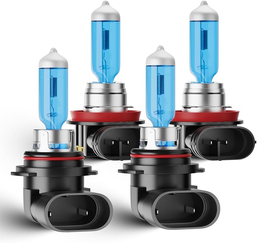 Halogen Headlight Bulbs for Honda Civic 2016-2023, 9005 High Beam and 