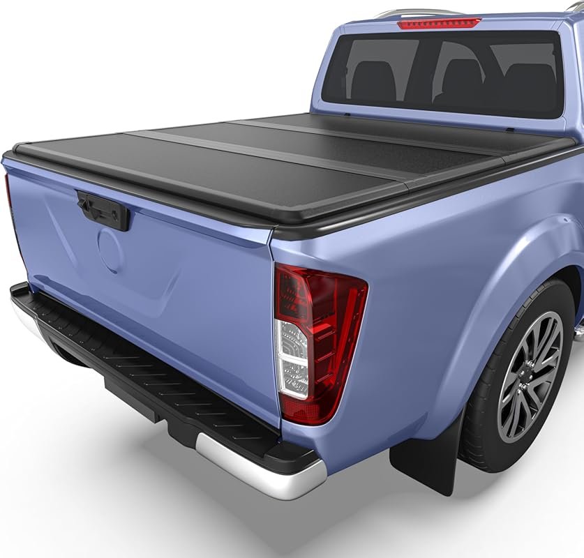 FRP Hard Tri-Fold Tonneau Cover for Nissan Frontier 2005-2026 Fleetsid