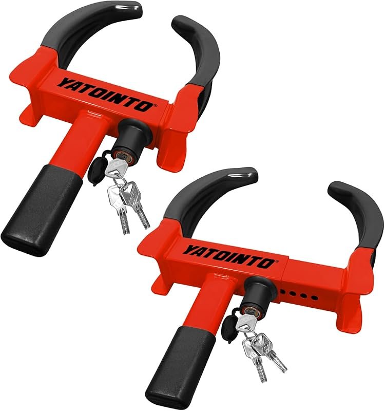 Universal 2-Pack Wheel Boot Lock for Trailers, Cars, and RVs with 11.4