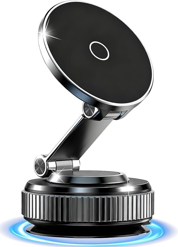 Strongest Vacuum Magnetic Car Phone Holder for Dashboard, Mirror, and 