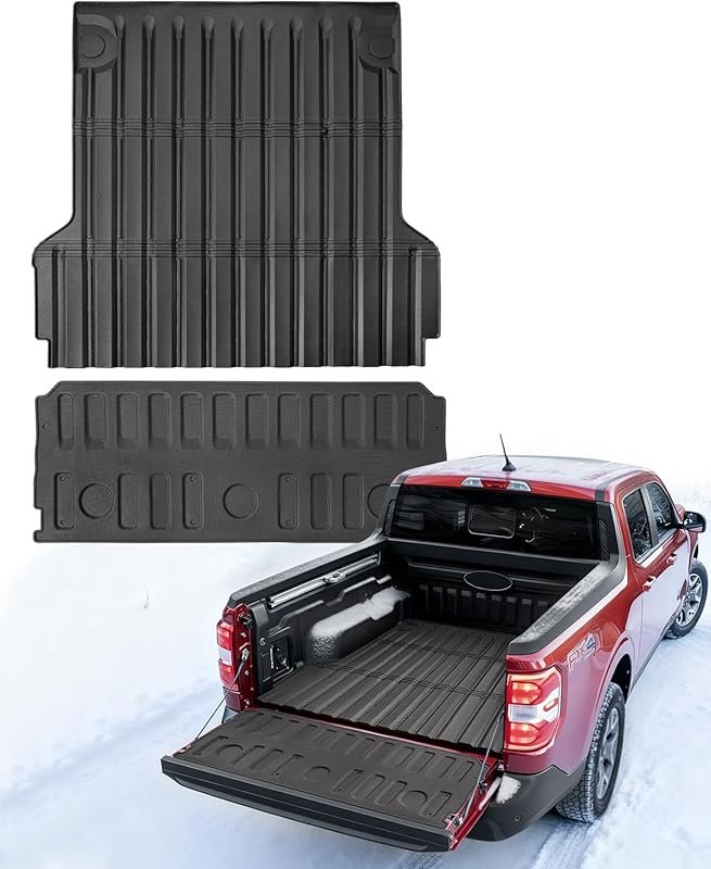 Heavy-Duty Truck Bed Mat for Ford Maverick 2022-2025, 4.5Ft All-Season