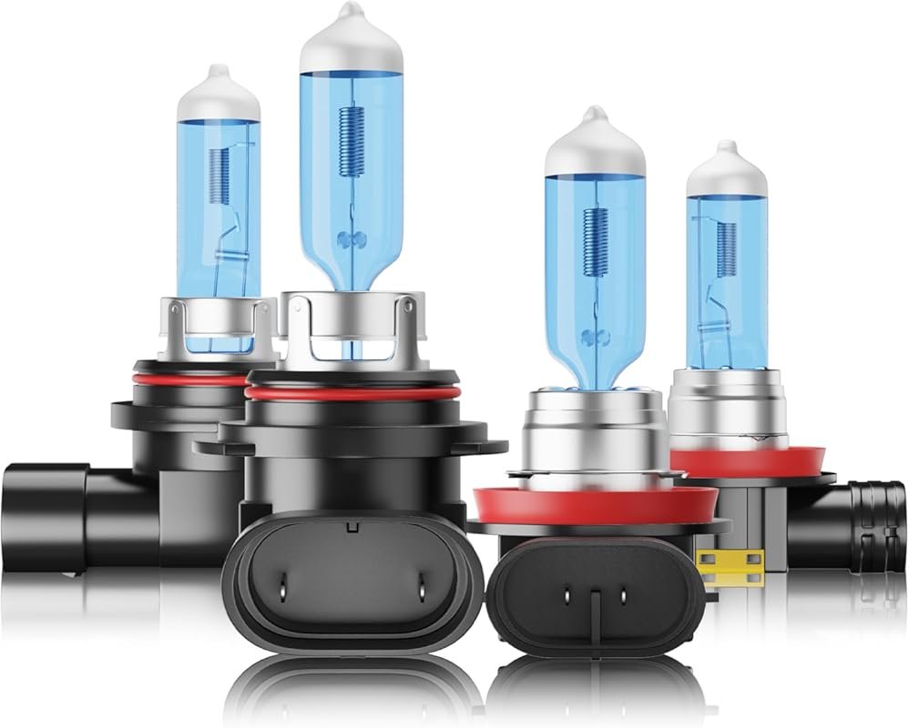 2008-2018 Honda Accord Halogen Headlight Bulbs Combo, High/Low Beam 10