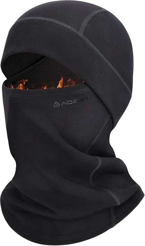 Balaclava Ski Mask for Men & Women, Modal Wool Blend Soft Windproof Fa