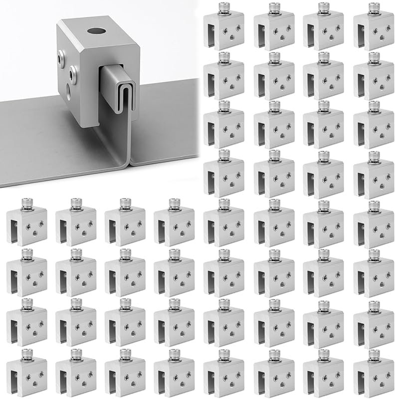 48 metal roof clamps for standing-seam roofs with angled profiles, sec