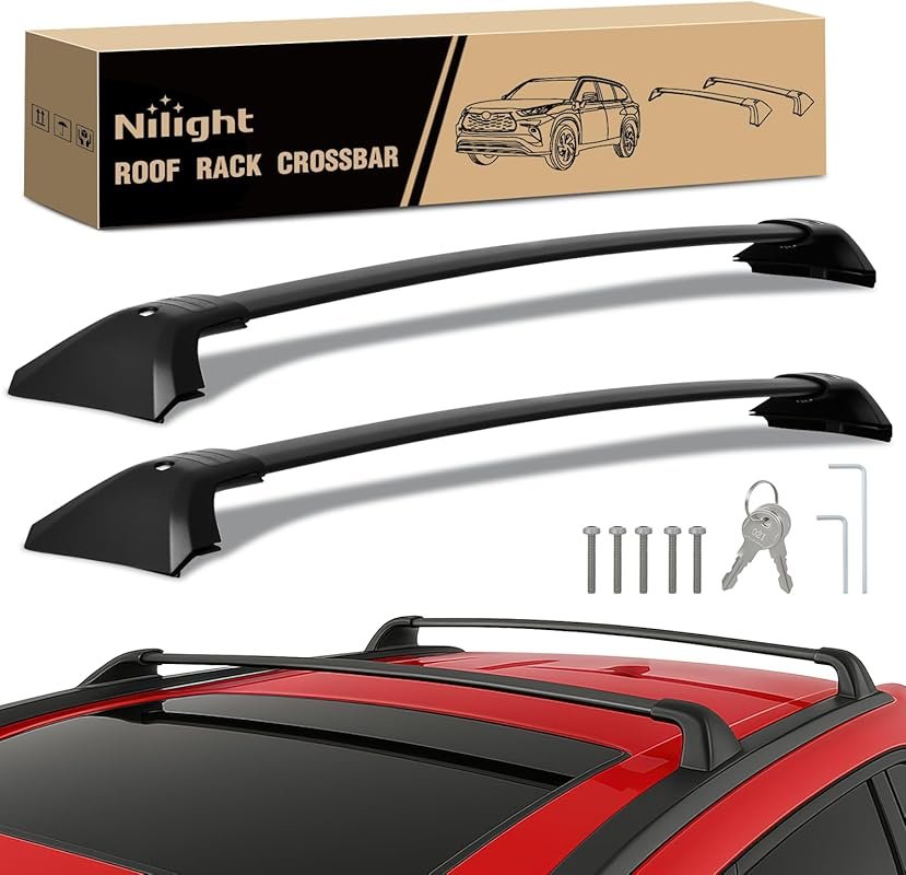 Best Roof Rack for Toyota Highlander 2020-2025 with Adjustable Aluminu
