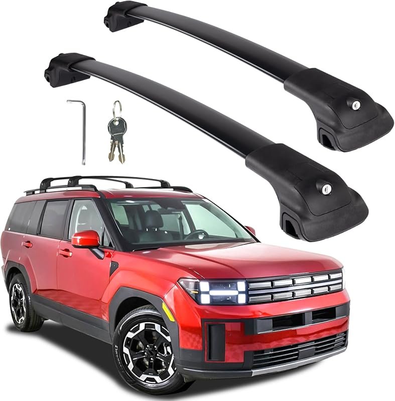 Roof Rack Cross Bars for Hyundai Santa Fe 2024-2026, 260lbs Heavy Duty