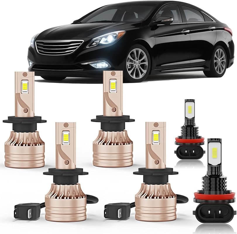 LED Fog Light Bulb Combo for Hyundai Sonata 2011-2014 – 22000LM, Plug