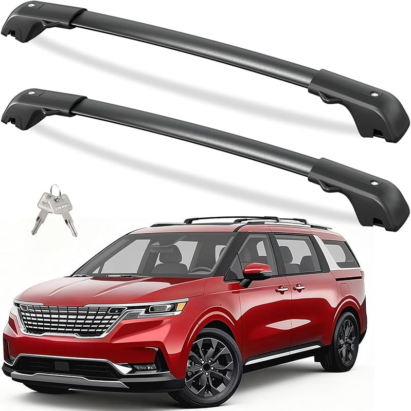 Tuyoung Lockable Roof Rack Cross Bars for KIA Carnival 2022-2026 - 300