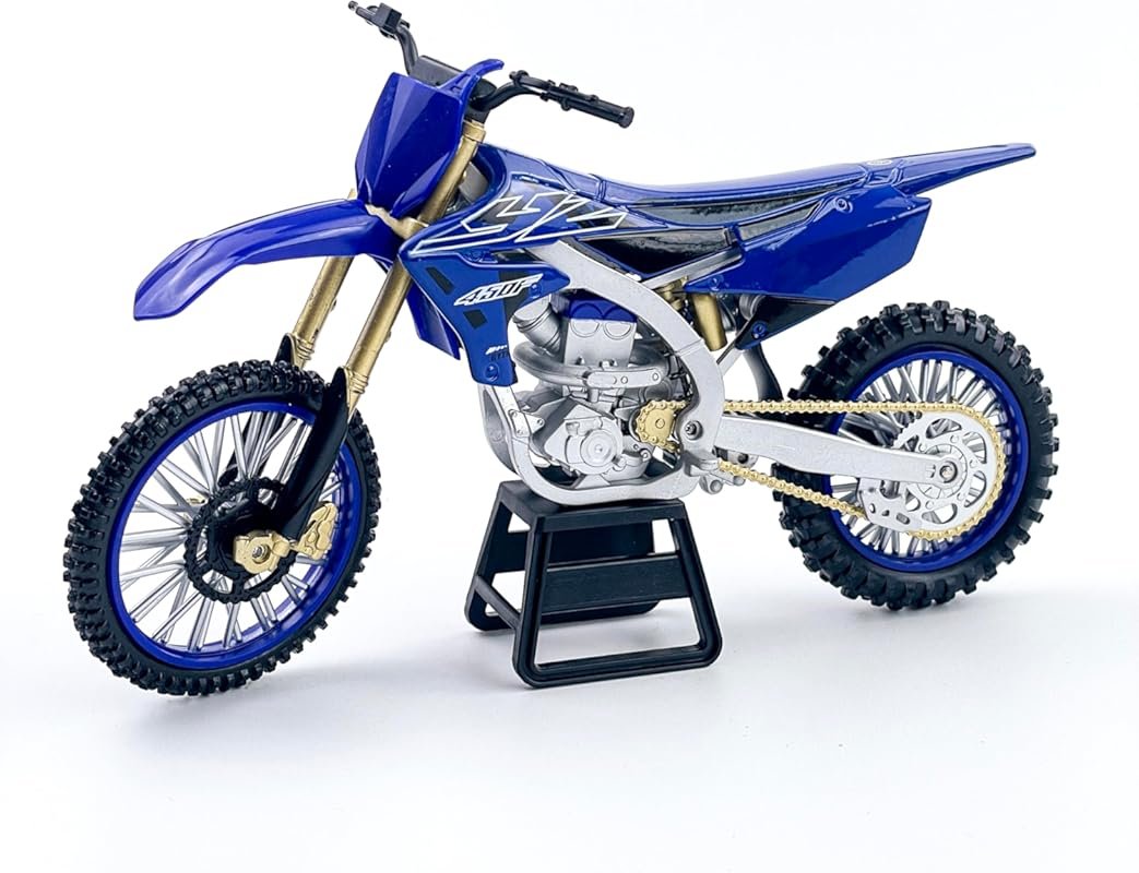Yamaha YZ450F 1:12 Scale Dirt Bike Model with Alloy Body and Realistic