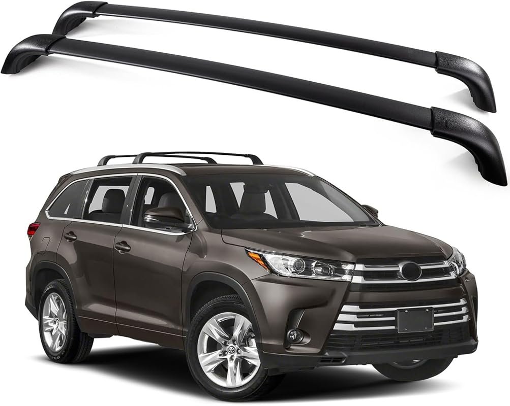 165lb Roof Rack Cross Bars for 2014-2019 Toyota Highlander for Luggage