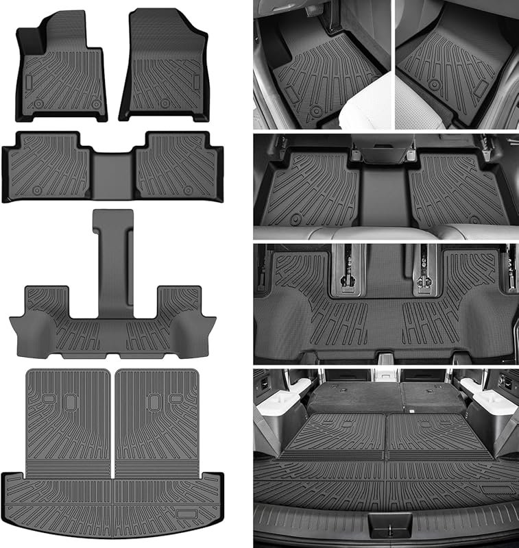 All-Weather Floor Mats & Cargo Liner for 2024–2026 Hyundai Santa Fe (G