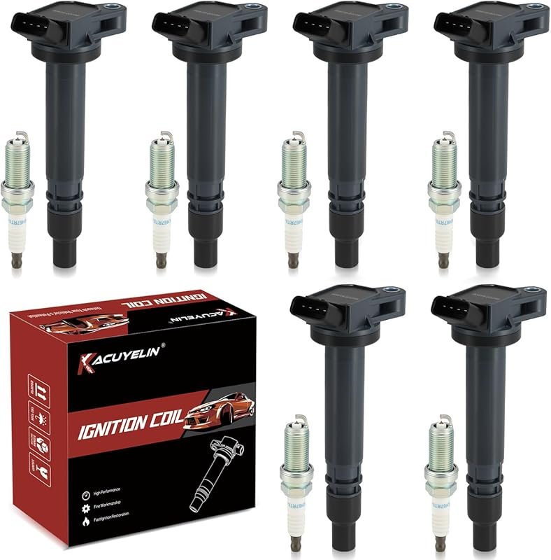 UF487 Ignition Coil Pack with Iridium Spark Plugs for Lexus GS/ES/RX a