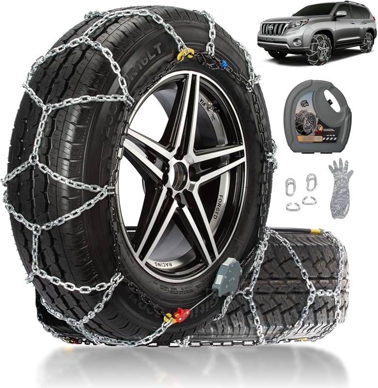 Heavy-Duty Auto Fixing Snow Chains for Pickup Trucks & SUVs – Quick In