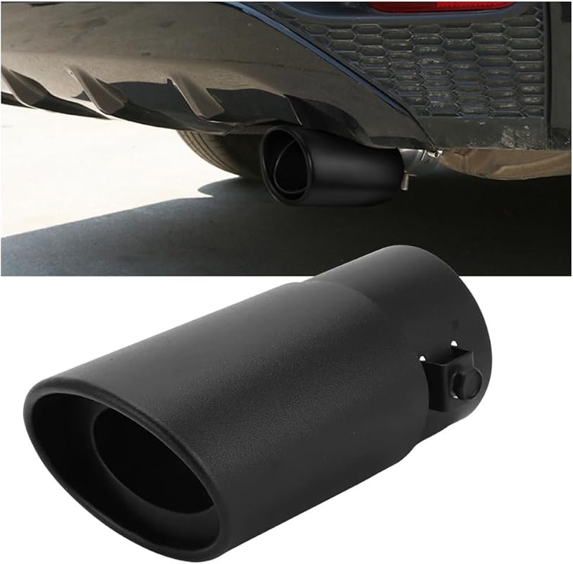 Chrome-Plated Stainless Steel Adjustable Exhaust Tip, 2.5