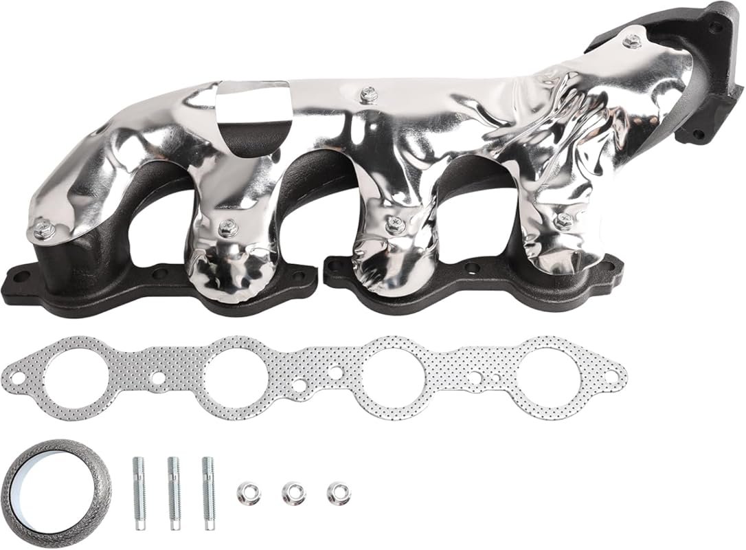 Right Exhaust Manifold Kit with Gaskets and Hardware for Cadillac Esca