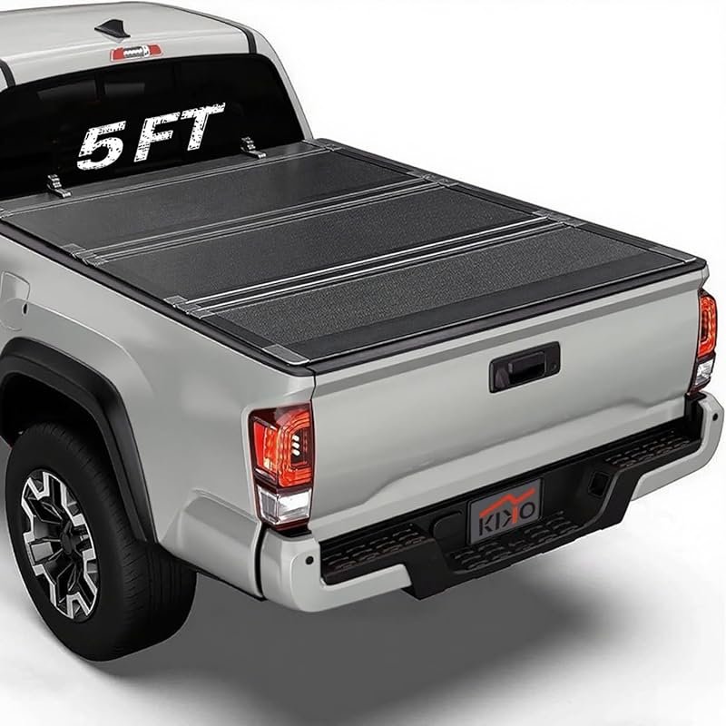 Kikito Flip-Up Tonneau Cover for 2016-2023 Tacoma 5-ft Bed – FRP Hard 