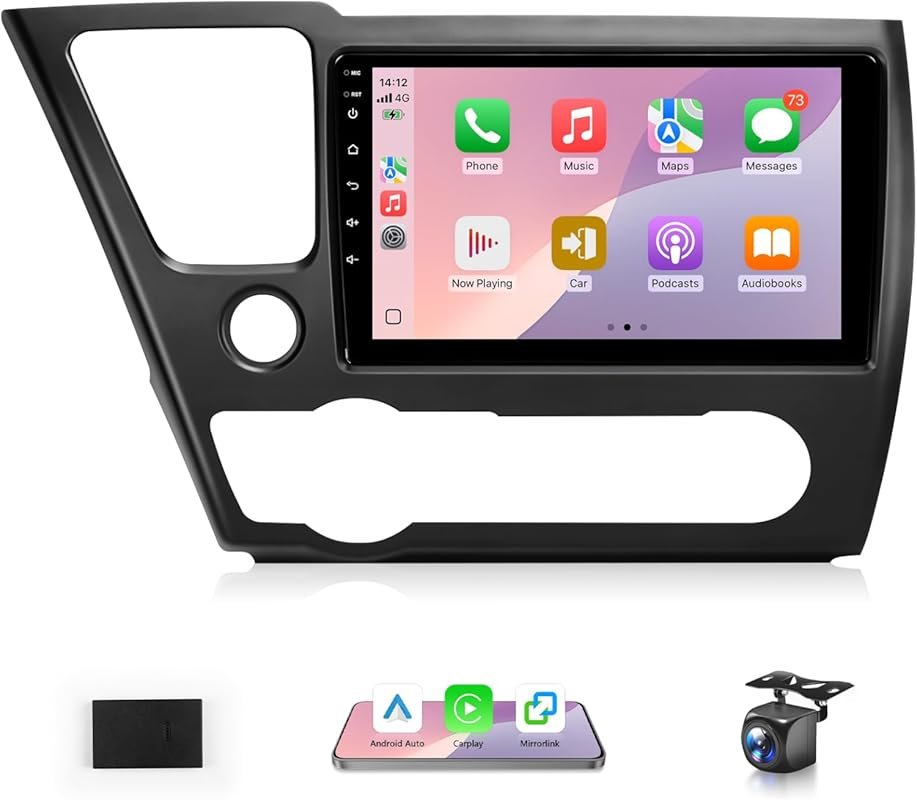 9-inch Android 13 car stereo for Honda Civic 2016-2020 with wireless C