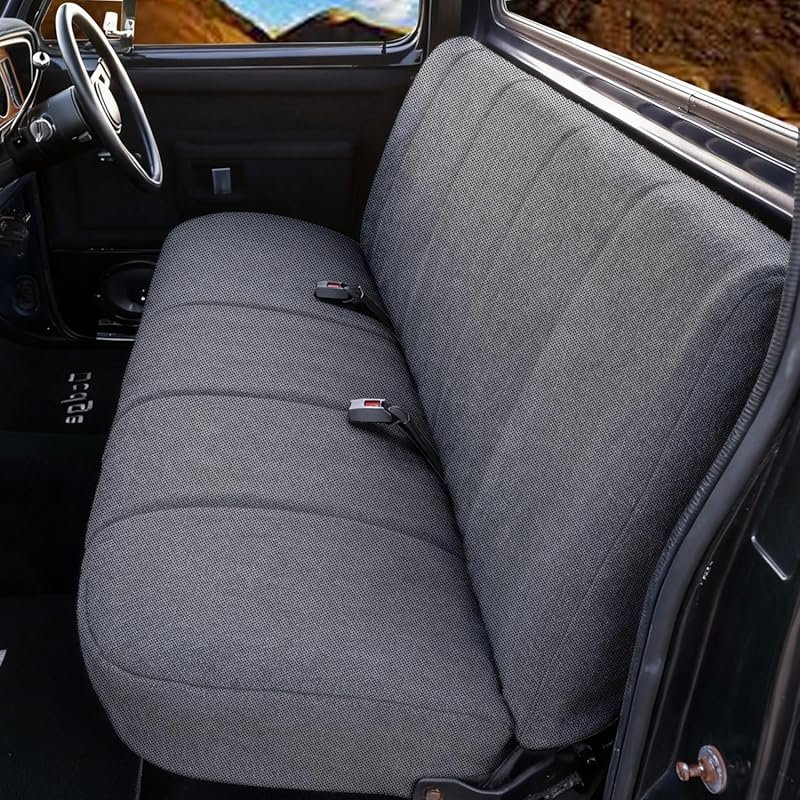 Heavy-Duty Stretchable Bench Seat Cover for Ford Chevrolet and Dodge F