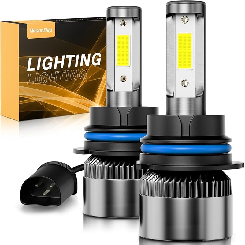 9004 LED Bulbs: 60000LM, 900% Brighter, 6500K Cool White, IP68 Waterpr