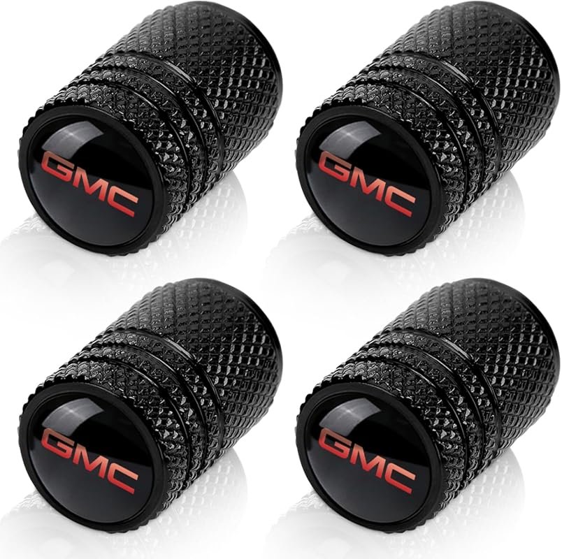 Metal Valve Stem Caps for GMC Sierra Denali Canyon Terrain Yukon Jimmy