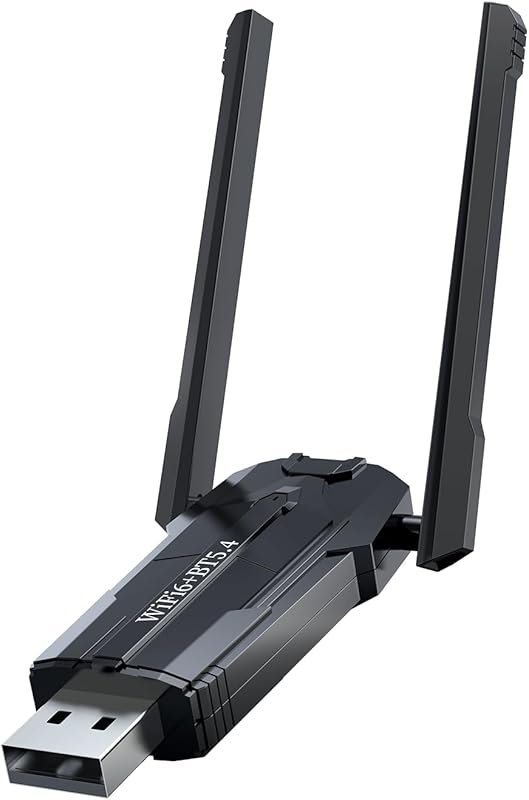 Upgraded Wi-Fi 6 and Bluetooth 5.4 Adapter for Windows PCs and Laptops
