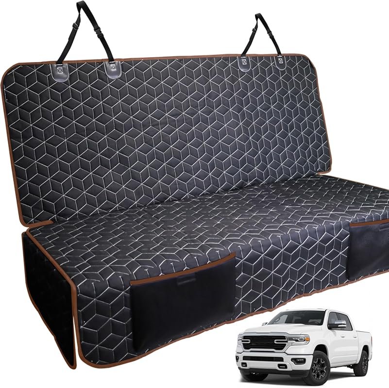 Bench Seat Covers for Trucks,Dog Car Seat Covers for Ford f150/Ram1500