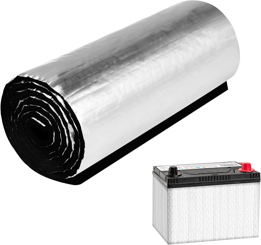 5mm Thick Car Battery Blanket with Heat Shield to Reduce Heat Damage a