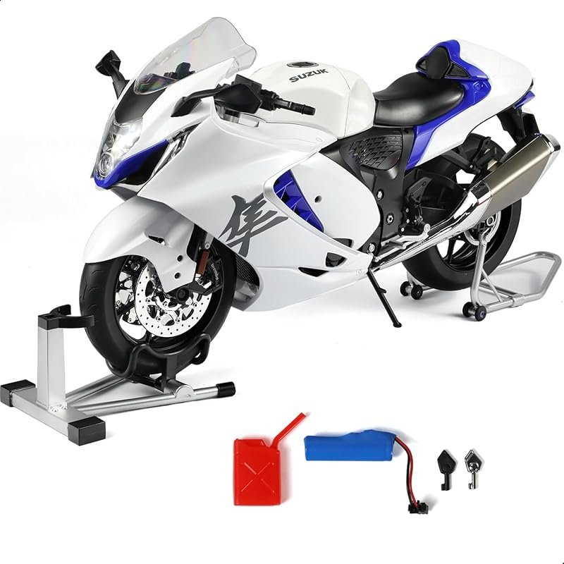 1:6 Scale Motorcycle Model Compatible for Suzuki Hayabusa, Metal Die-C